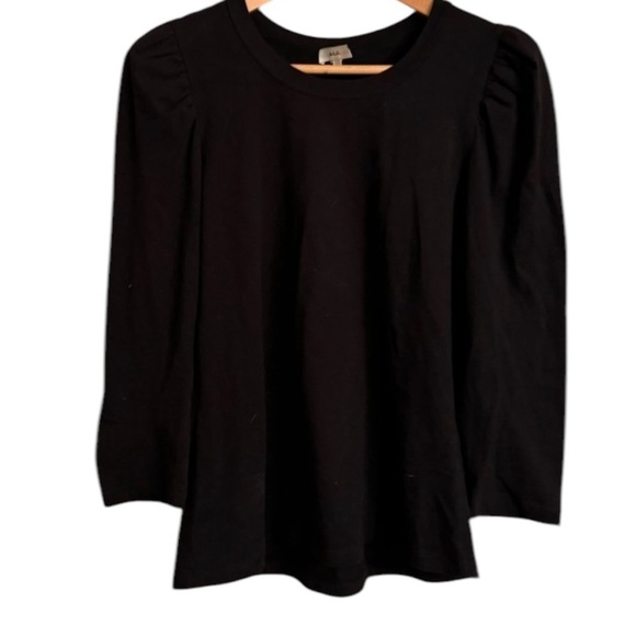 ALC Karlie puff sleeve tee black XS from Revolve excellent condition - Picture 2 of 5